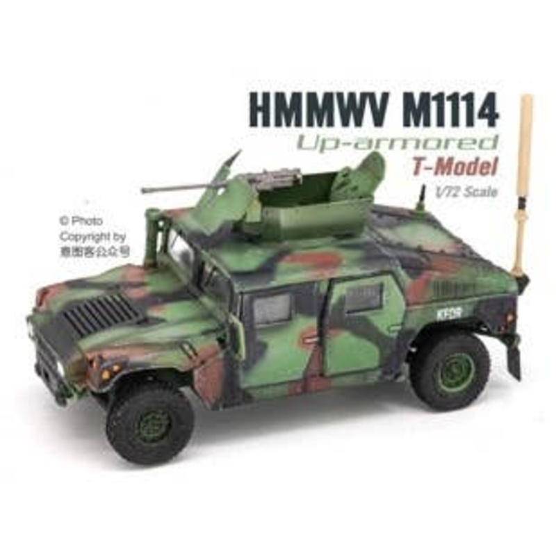 1/72 US HMMWV M1114 HA (NATO Camouflage)