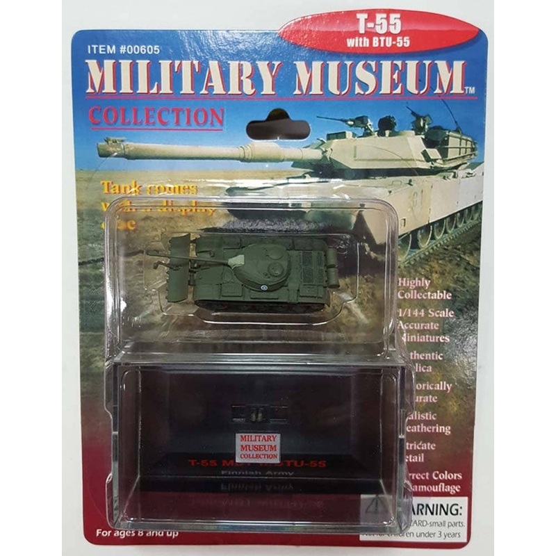1/144 Military Museum Collection T-55 with BTU (Finnish Army)