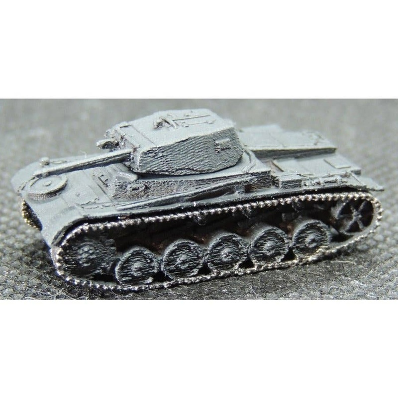 1/144 Panzer II Painted