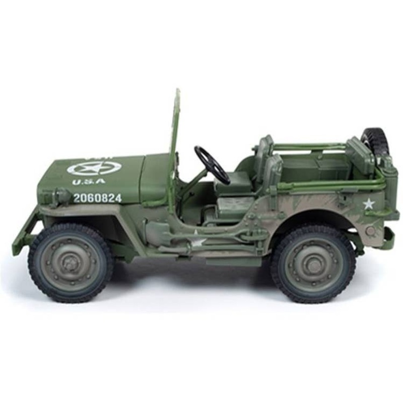 1/18 Jeep Willy 1941 WWII Olive Weathering