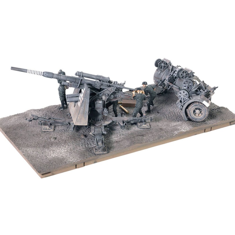 1/32 WW.II German Army Krupp Flak 36 1943 Stalingrad Finished Product