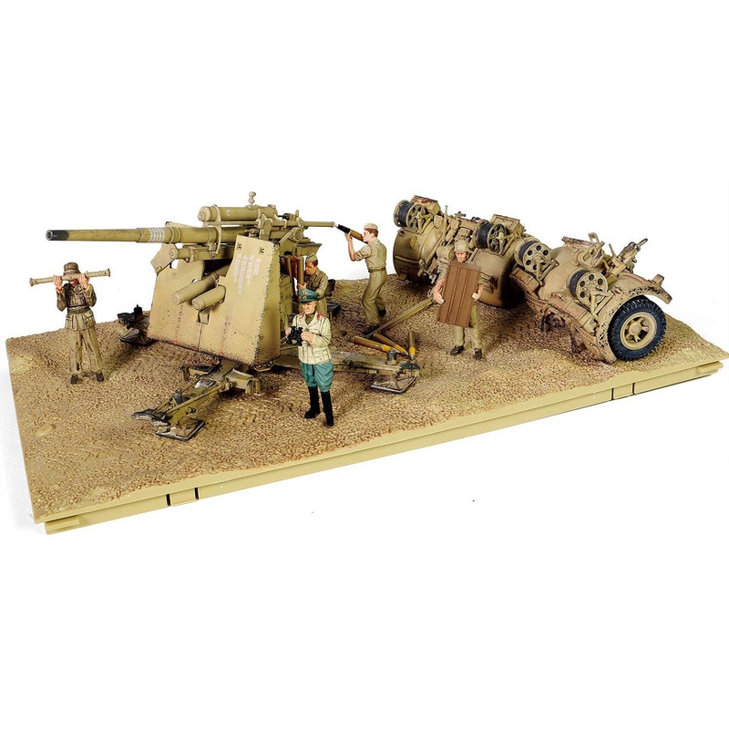 1/32 WW.II German Army Krupp Flak 36 June 1942 Battle of El Alamein Finished product