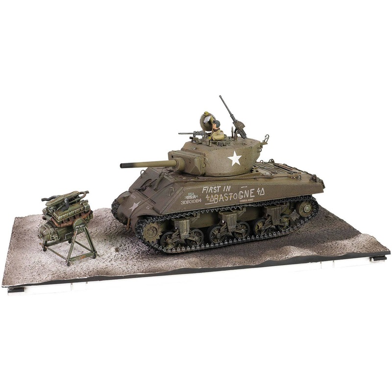 1/32 WW.II US Army M4A3E2 (75) Sherman Jumbo VVSS Cobra King Finished Product