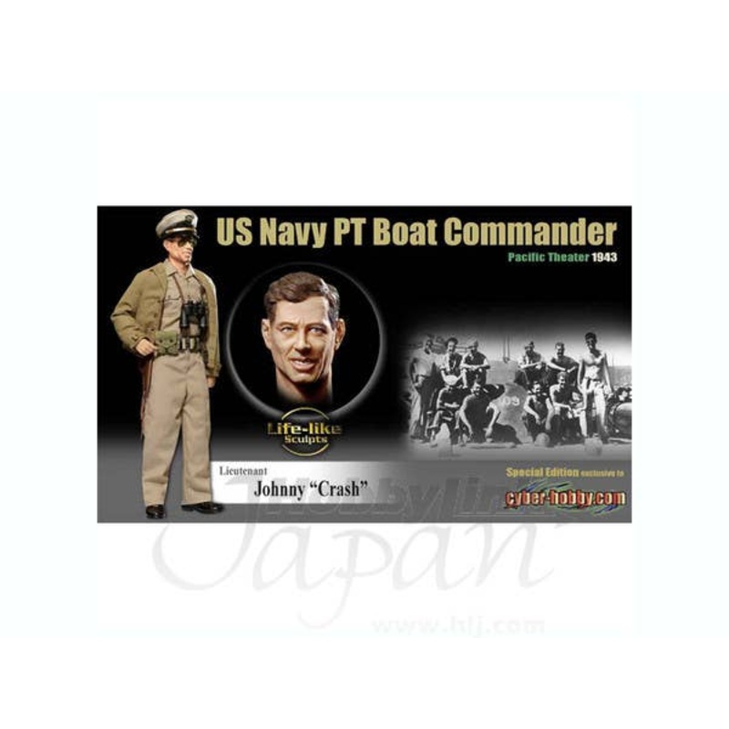 1/6 Lieutenant Johnny Crash US Navy PT Boat Commander 1943