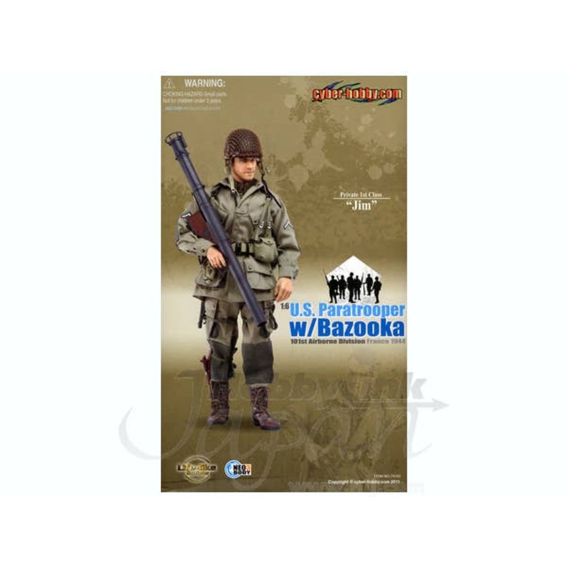 1/6 US Paratrooper w/Bazooka 101st Airborne Division Jim France 1944