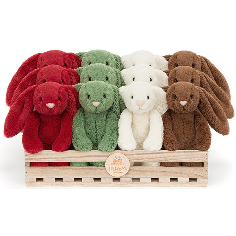 JELLYCAT: BASHFUL CHRISTMAS BUNNY