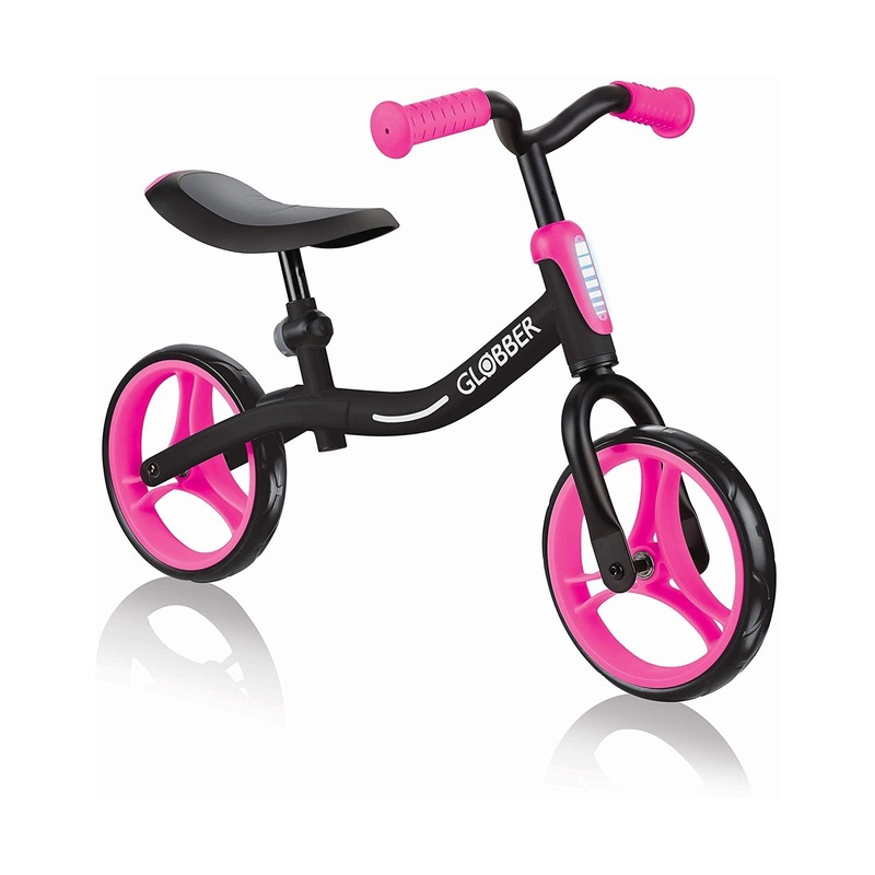 GLOBBER GO BIKE BLACK & NEON PINK