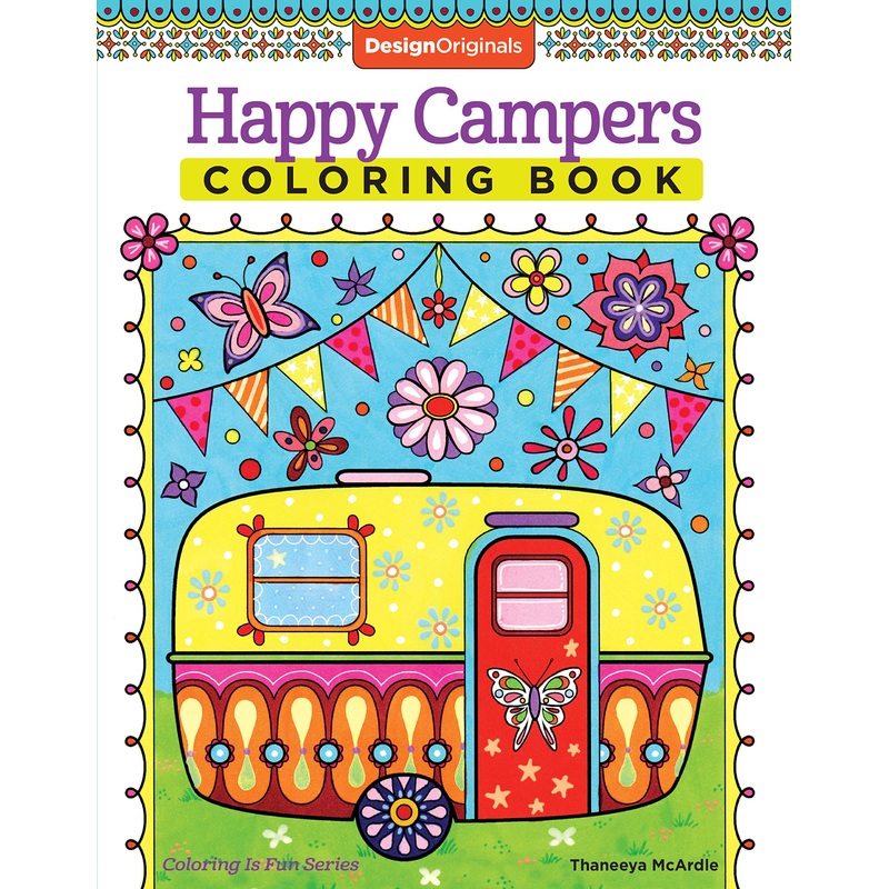 HAPPY CAMPER COLORING BOOK
