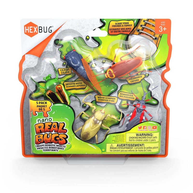 HEXBUG NANO REAL BUGS 5 PACK