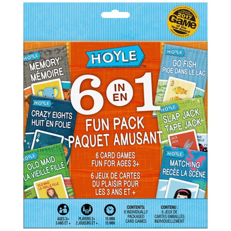 HOYLE CARD FUN PACK 6-IN-1