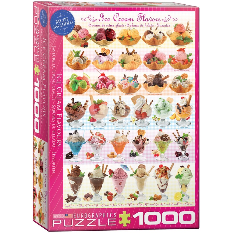 ICE CREAM FLAVOURS 1000 PC