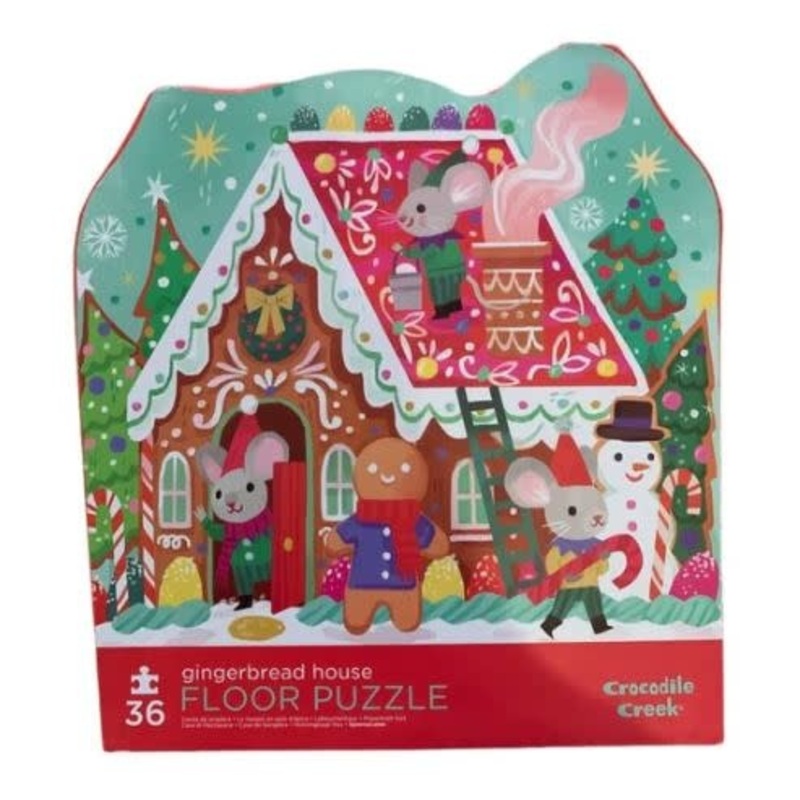 FLOOR PUZZLE-36 PC GINGERBREAD HOUSE