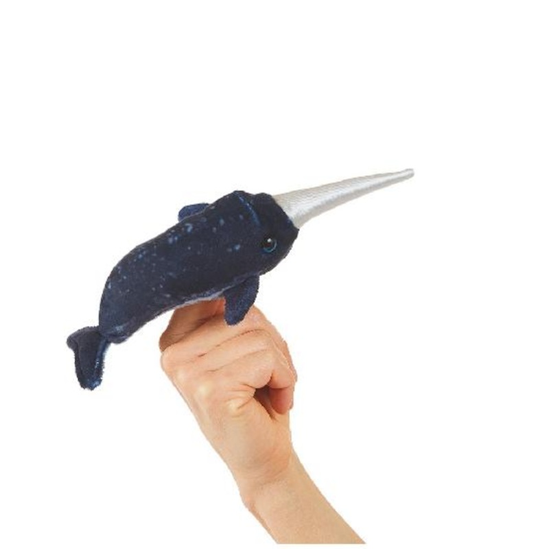 FOLKMANIS: NARWHAL FINGER PUPPET