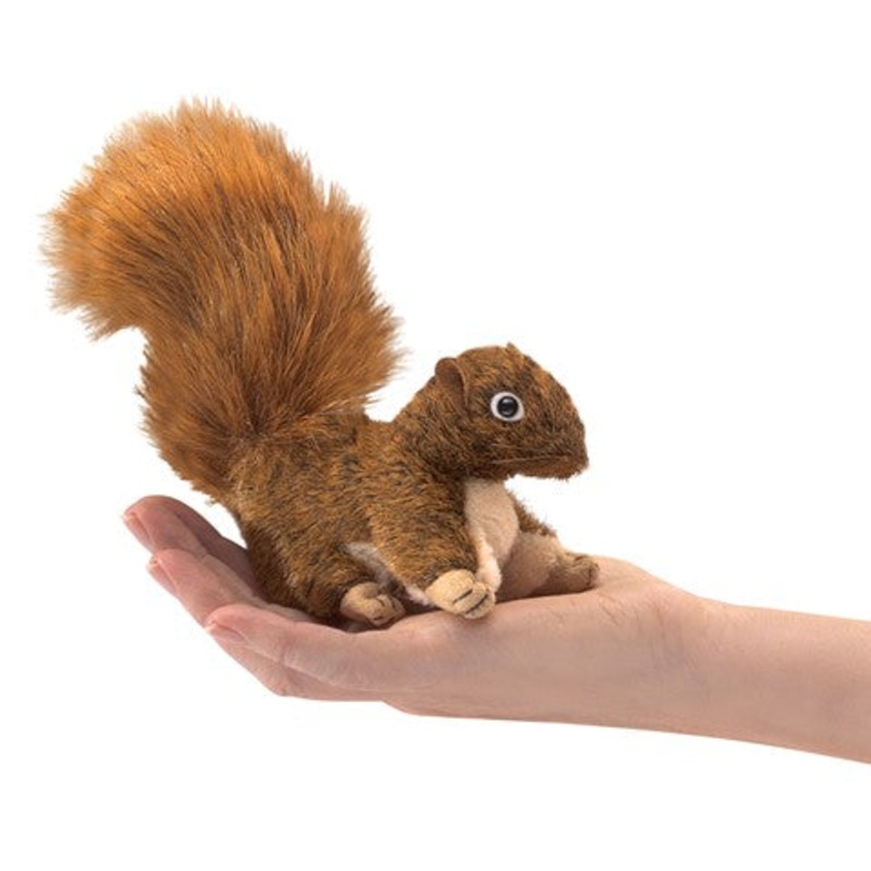 FOLKMANIS: RED SQUIRREL FINGER PUPPET