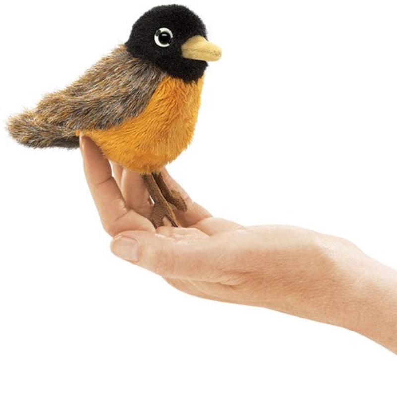 FOLKMANIS: ROBIN FINGER PUPPET