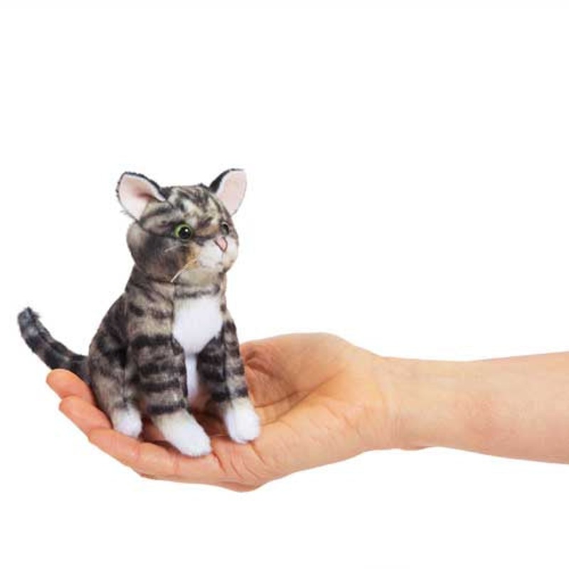 FOLKMANIS: TABBY CAT FINGER PUPPET