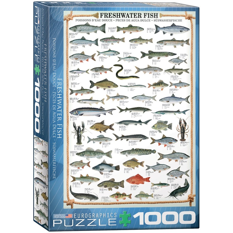 FRESHWATER FISH 1000 PC
