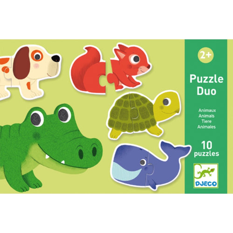 DJECO PUZZLE DUO ANIMALS