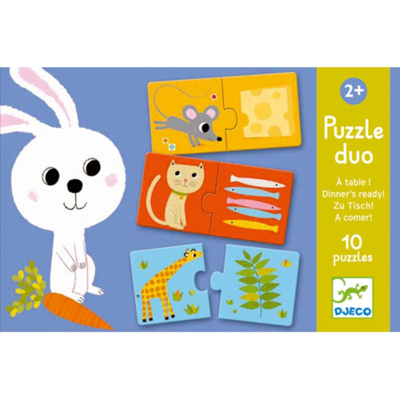 DJECO PUZZLE DUO DINNER'S READY