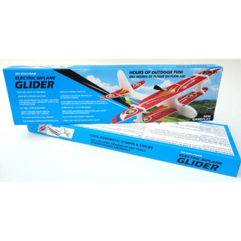 ELECTRIC BIPLANE GLIDER