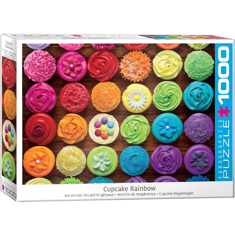 EURO 1000 PC CUPCAKE RAINBOW