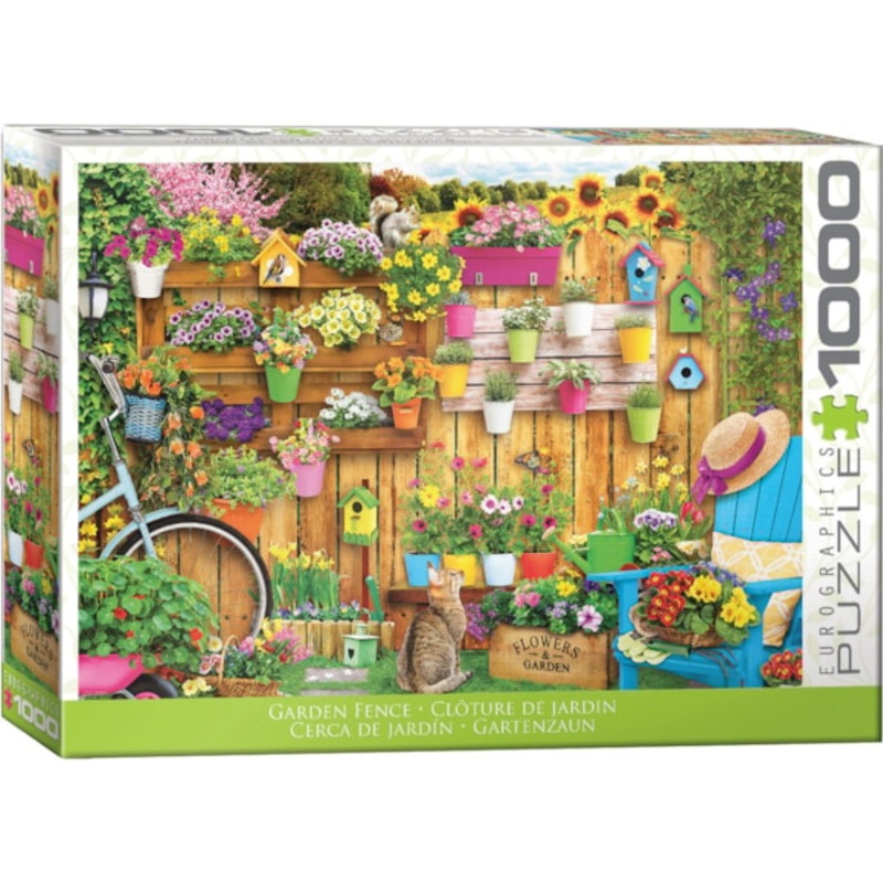 EURO 1000 PC GARDEN FLOWERS