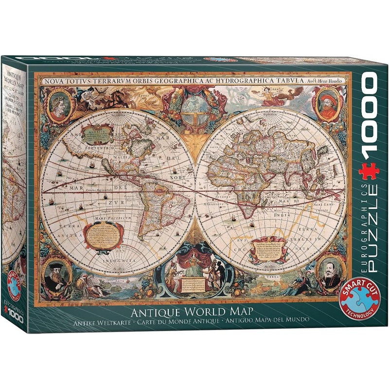 EURO 1000 PC GEOGRAPHICAL WORLD MAP