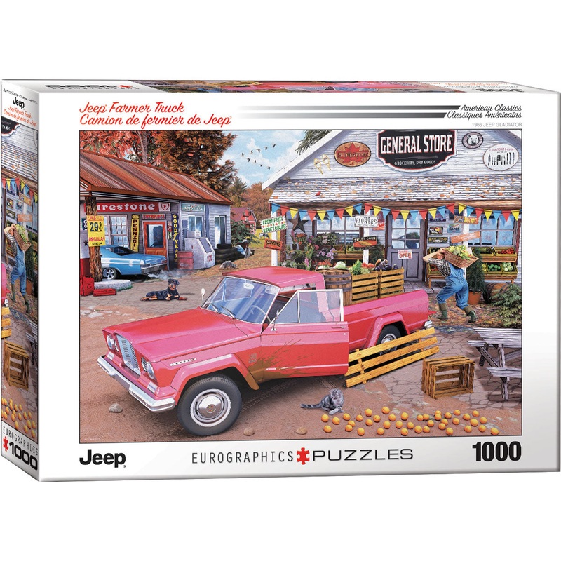 EUROGRAPHICS JEEP FARMER TRUCK 1000 PC