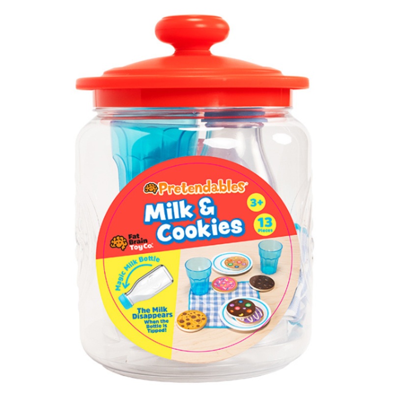 FAT BRAIN PRETENDABLES MILK & COOKIES
