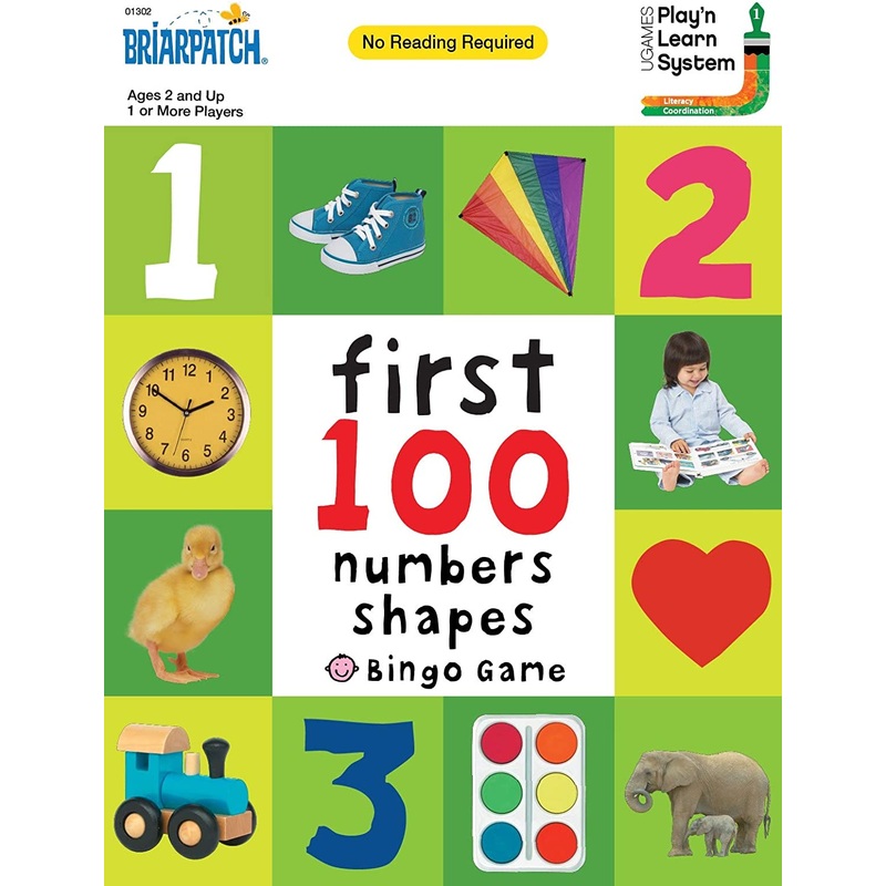 FIRST 100 NUMBERS SHAPES BINGO