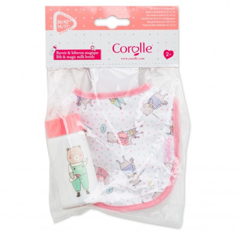 COROLLE MILK & BIB SET