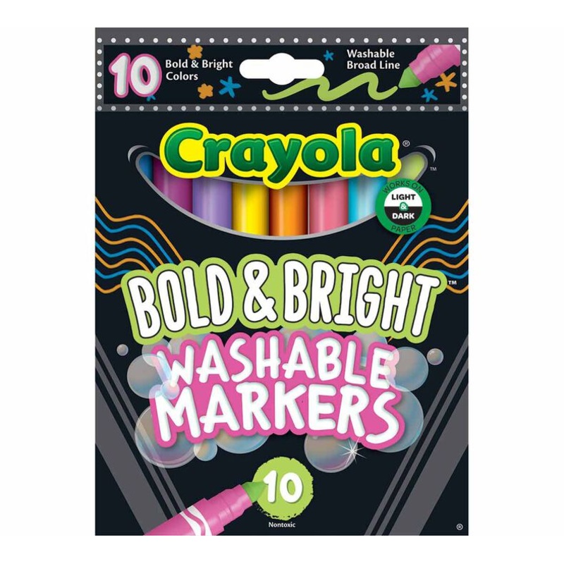 CRAYOLA BOLD & BRIGHT MARKERS