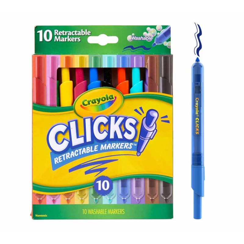 CRAYOLA CLICKS RETRACTABLE MARKERS