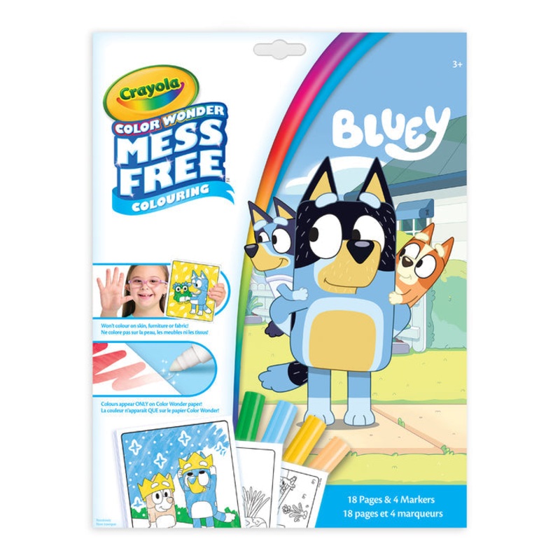 CRAYOLA COLOR WONDER BLUEY