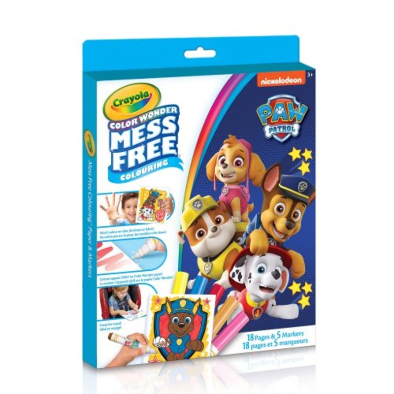 CRAYOLA COLOR WONDER W/MARKERS-PAW PATROL