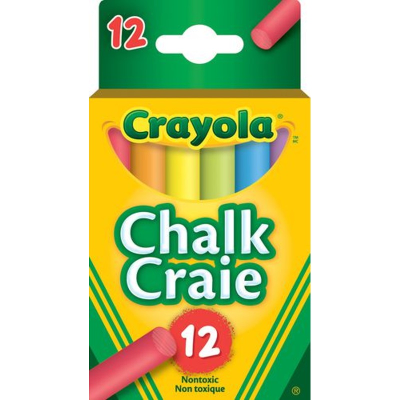 CRAYOLA COLOURED CHALK