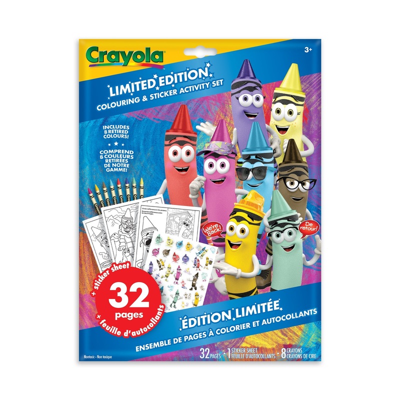 CRAYOLA COLOURING BOOK RETIRED