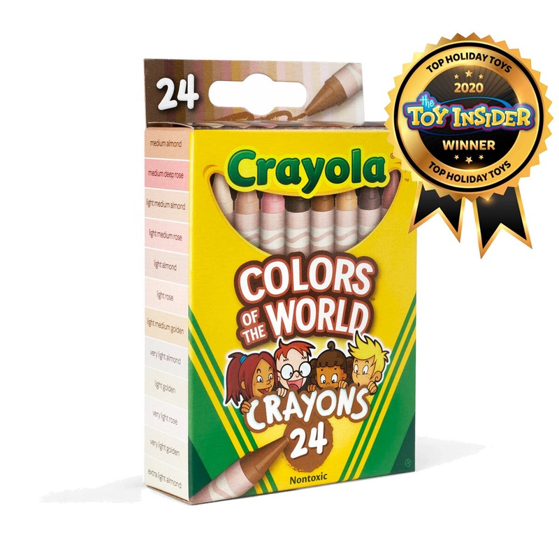 CRAYOLA COLOURS OF THE WORLD CRAYONS-24 PC