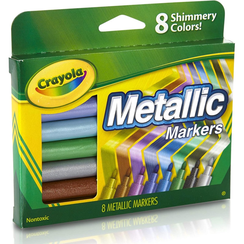CRAYOLA METALLIC MARKERS