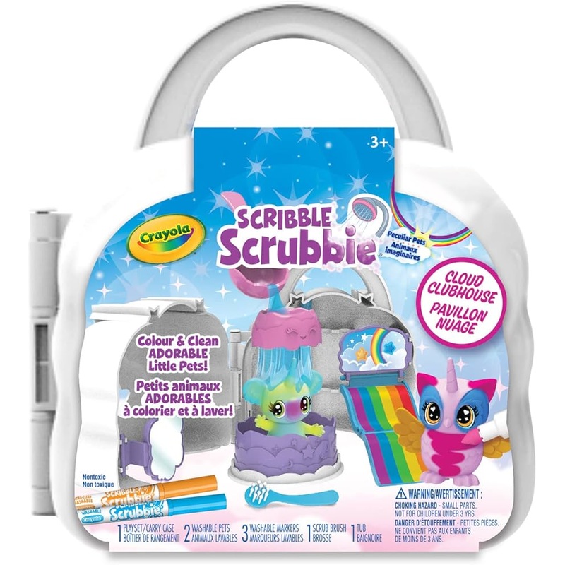 CRAYOLA SCRIBBLE SCRUBBIE CLOUD CLUBHOUSE