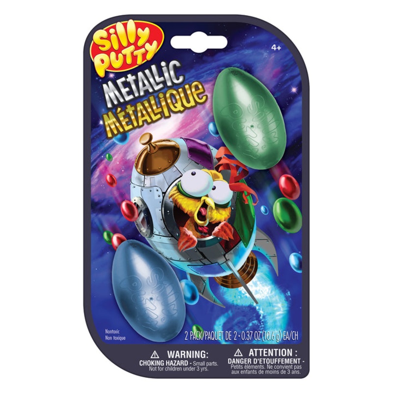 CRAYOLA SILLY PUTTY 2PK METALLIC