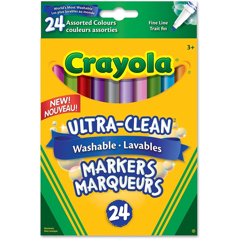 CRAYOLA WASHABLE FINE MARKERS