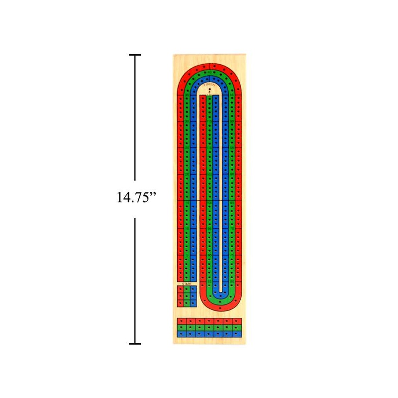 CRIBBAGE BOARD 3 LANE