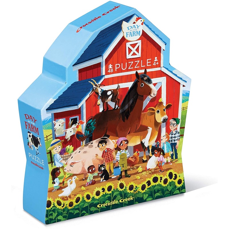 CROCODILE CREEK DAY AT THE FARM PUZZLE - 48 PIECES