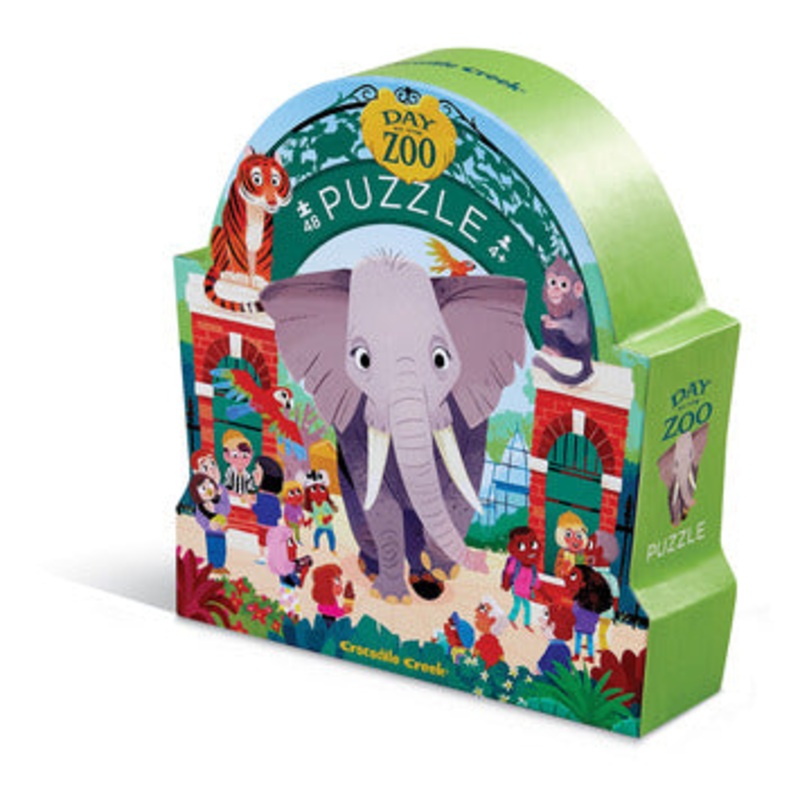 CROCODILE CREEK DAY AT THE ZOO PUZZLE - 48 PIECES