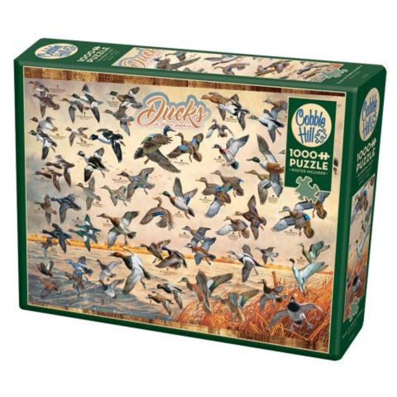 COBBLE HIL 1000 PC DUCKS OF NORTH AMERICA