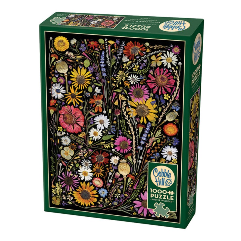 COBBLE HIL 1000 PC FLOWER PRESS HAPPINESS