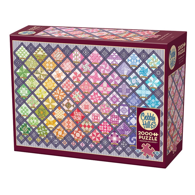 COBBLE HIL 1000 PC FOUR SQUARE QUILT BLOCKS