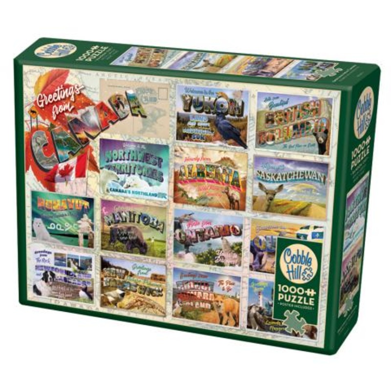 COBBLE HIL 1000 PC GREETINGS FROM CANADA