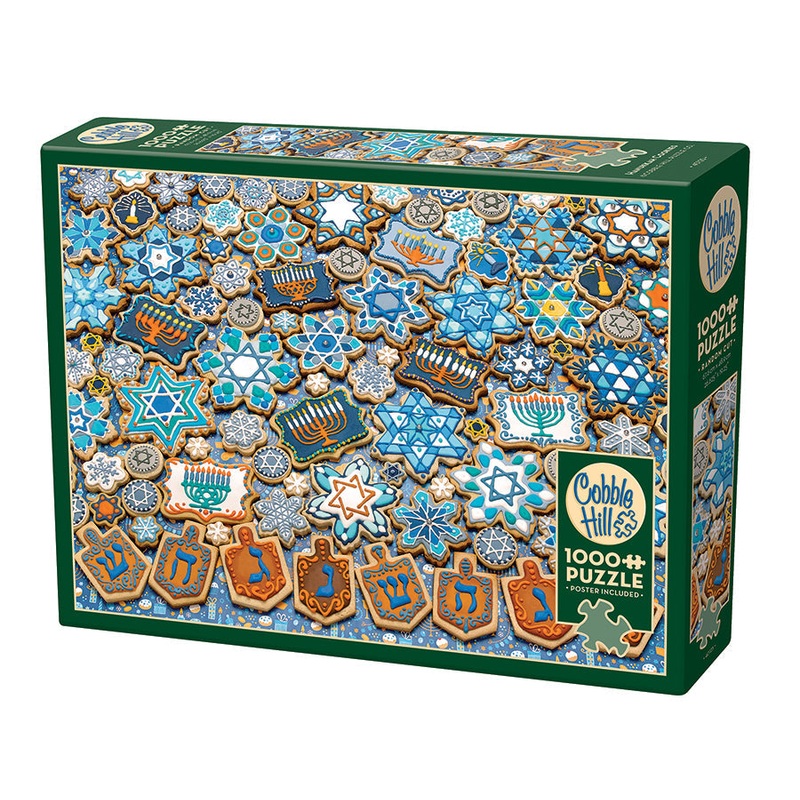 COBBLE HIL 1000 PC HANUKKAH COOKIES